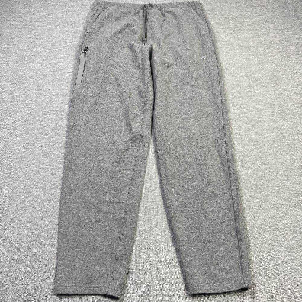 Mack Weldon Sweatpants Joggers Mens Large Gray Drawstring Pockets Tapered